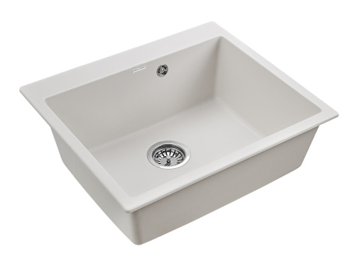 Кухонная мойка Paulmark KANTE 60 PM106052-WH 60х52 цвет белый - фото 2